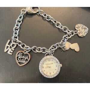 Women's Silver Tone Watch, Love This Life, Live in the Moment